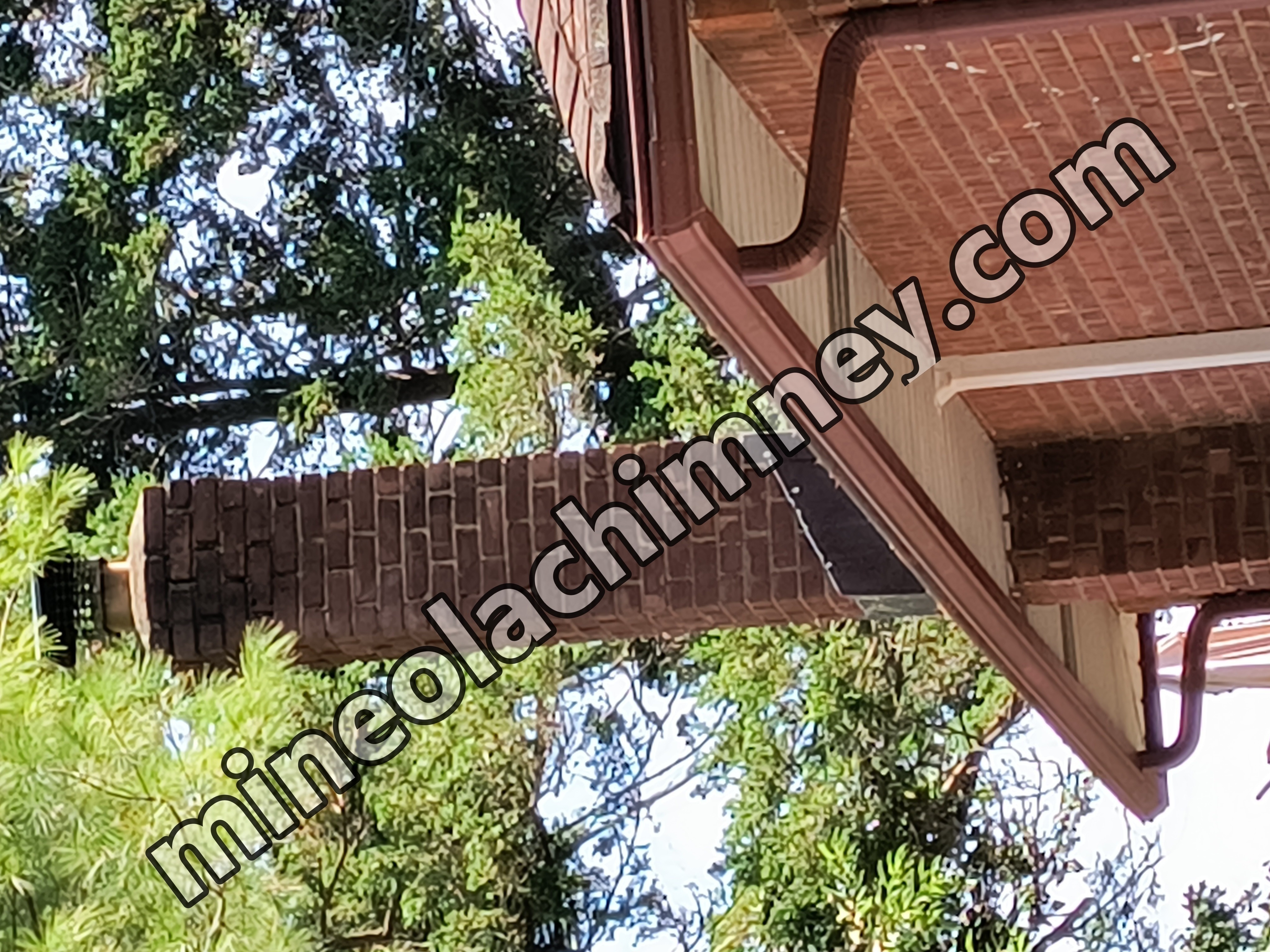 Before and after professional chimney cleaning in Mineola, NY